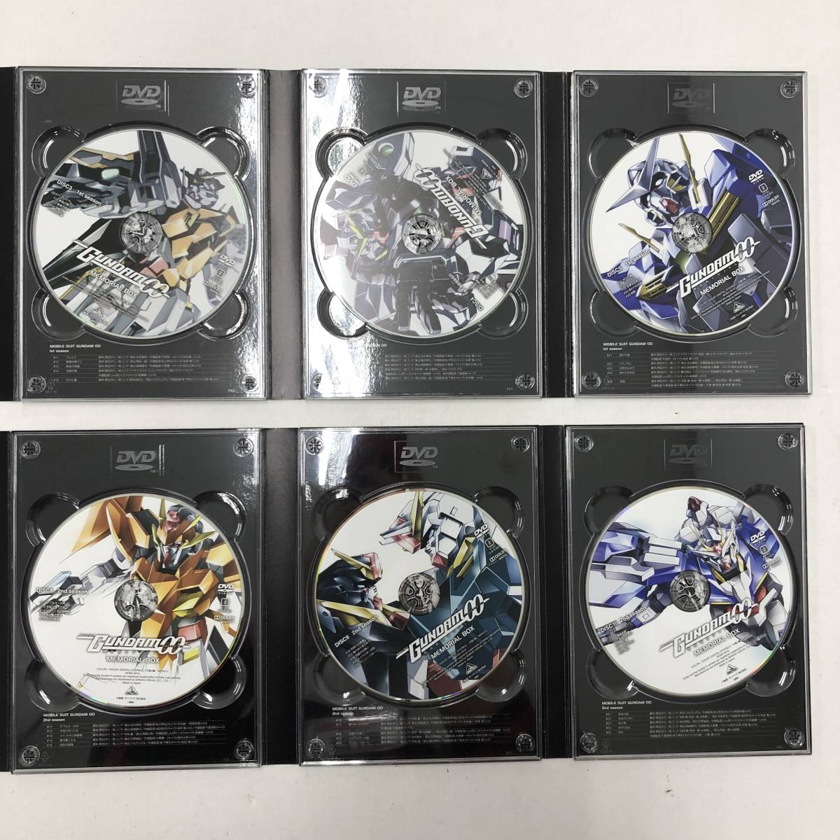 1円～】機動戦士ガンダムOO メモリアルBOX 1st＆2ndシーズン DVD-BOX + 