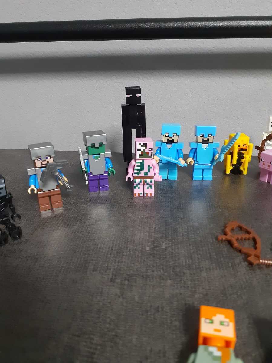マイクラ Minecraft マインクラフト フィギュア まとめて パーツオマケ
