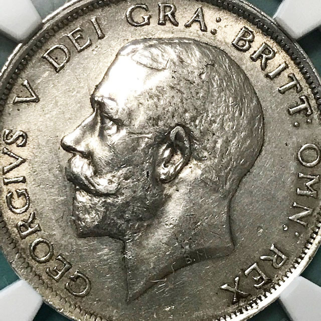 ジョージ5世 イギリス クラウン銀貨 コイン 銀貨 2112.銀貨貴重？1924