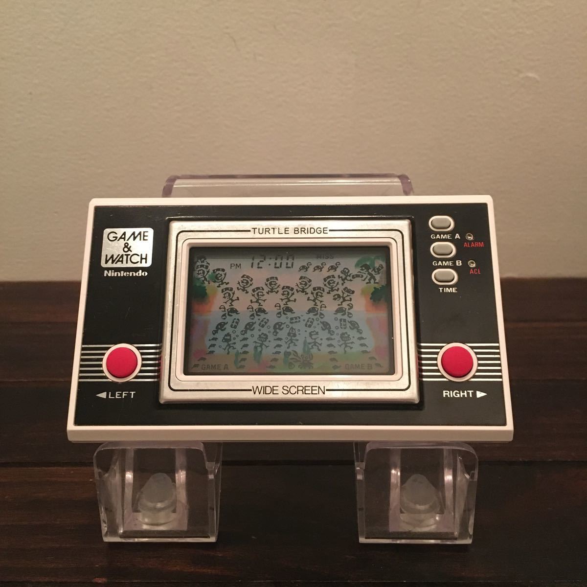 【液漏れ無し】任天堂 ゲーム＆ウォッチ タートルブリッジ ゲームウォッチ タートルブリッジ ※超美品 液漏れなし！ 任天堂