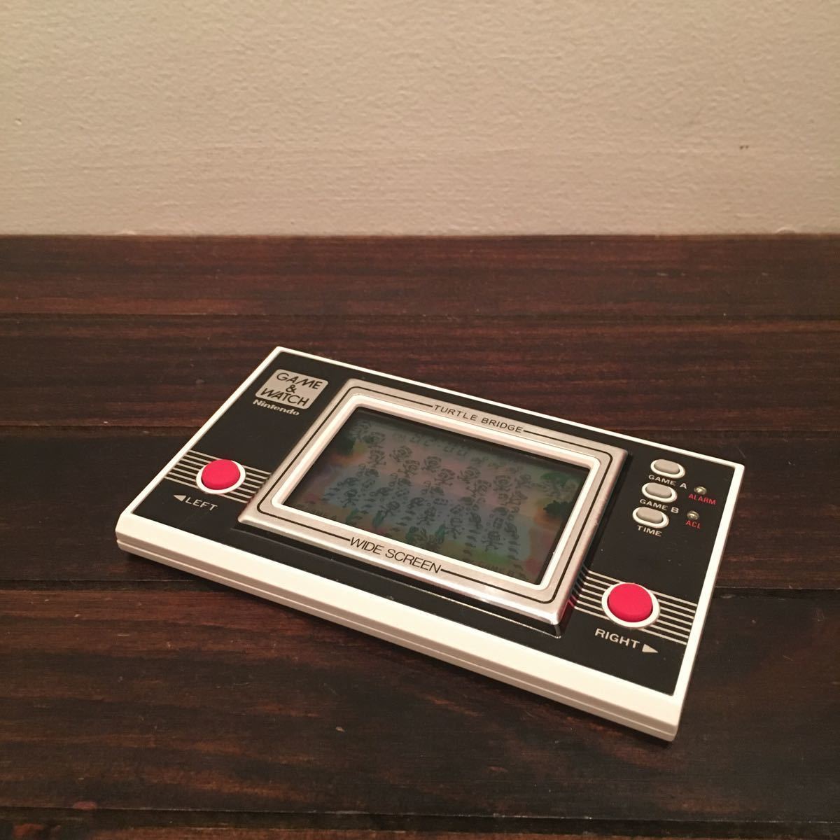ゲームウォッチ タートルブリッジ ※超美品 液漏れなし！ 任天堂