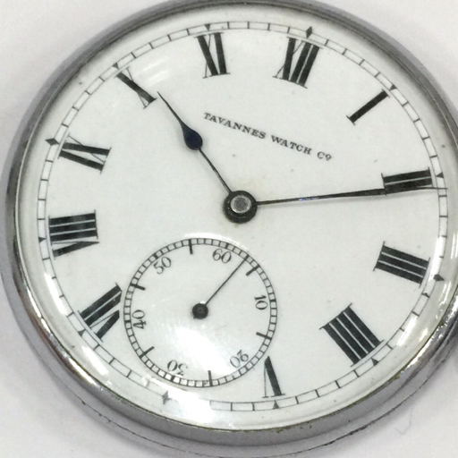全国無料，高品質 送料360円 TAVANNES WATCH 懐中時計 スモセコ ラウンド 白文字盤 シルバー金具 手巻き QB0412-63 同梱NG(手巻き)｜売買されたオークション情報、yahooの商品情報をアーカイブ公開 - オークファン 手巻き