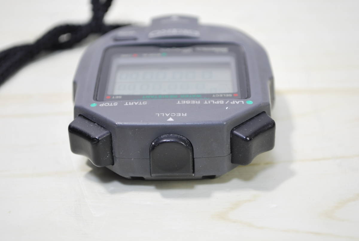 SEIKO セイコー デジタル ストップウォッチ S123-4000 ケース付き 動作 
