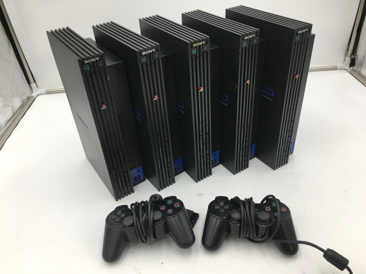 PS2 : 有線コントローラー 2個パック ダブル 本体 JINHOABF ソニーPS2