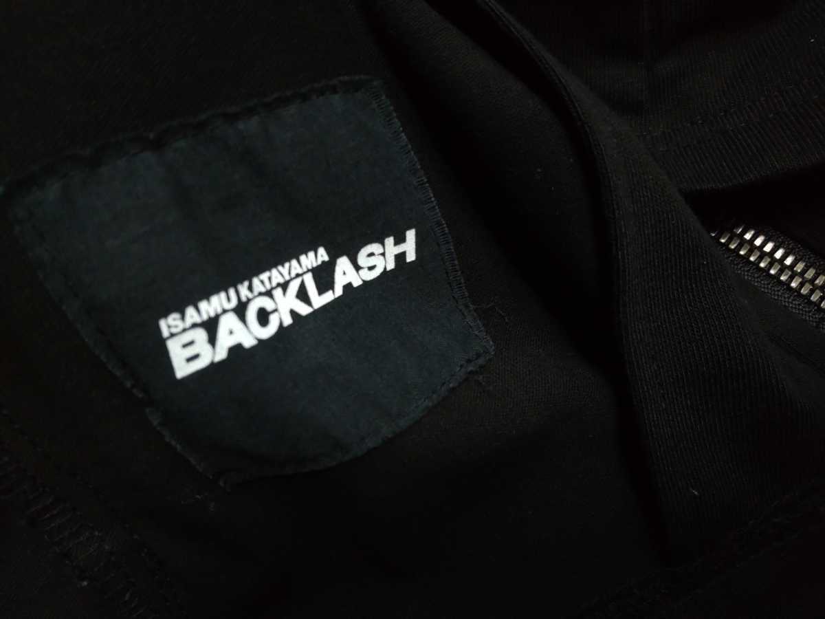 美品☆ISAMU KATAYAMA☆BACKLASH バックラッシュ コットン ストレッチ フーディー ジャケット/パーカー/size:S/1750-02/定価:42，900円 BACKLASH KATAYAMA ISAMU レザー イタショルヴィンテージ BOOTS