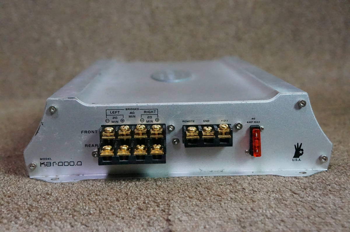動作品◇ARC AUDIO◇KAR-400.4◇4チャンネル◇パワーアンプ ARC AUDIO