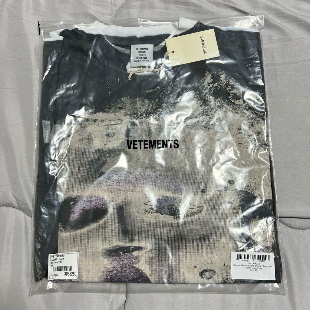 VETEMENTS ラムシュタイン ロングスリーブ tシャツ(XSサイズ以下