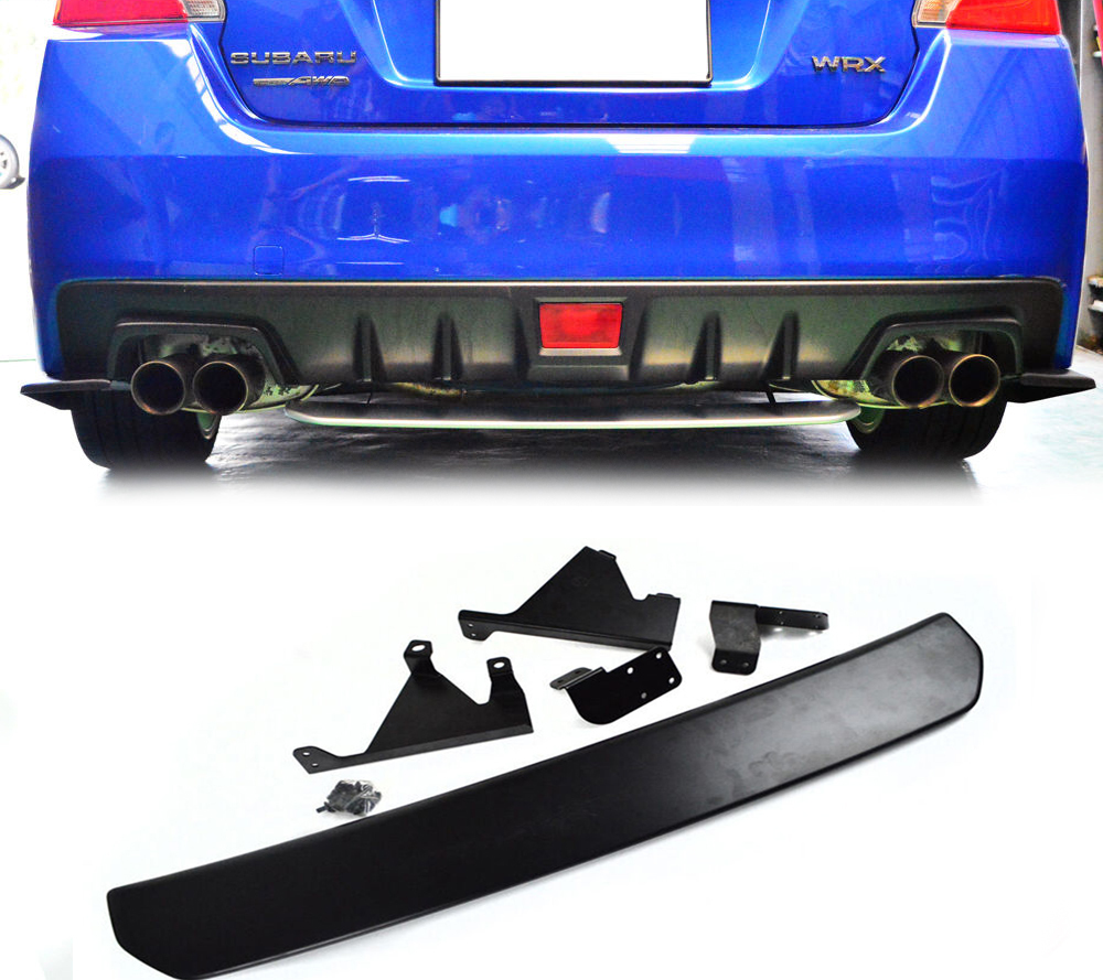 スバル WRX VA STI セダン リアアンダースポイラー 素地 未塗装品 色無