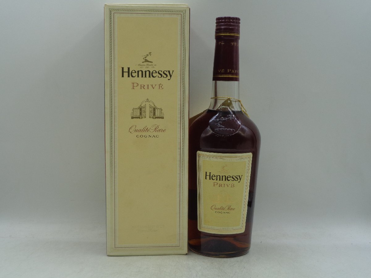 同梱OK商品】HENNESSY PRIVE ヘネシー プリヴェ コニャック ブランデー