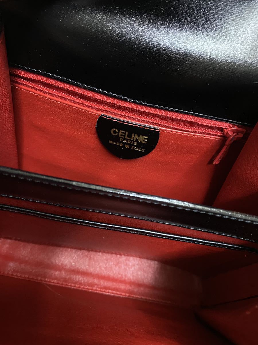 セリーヌ CELINE ショルダーバッグ ヴィンテージ 黒