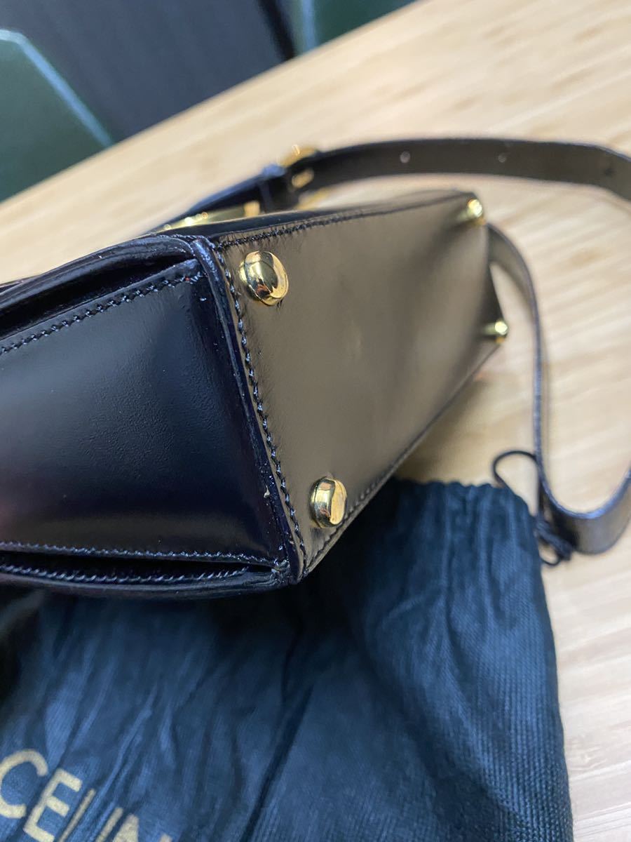 セリーヌ CELINE ショルダーバッグ ヴィンテージ 黒