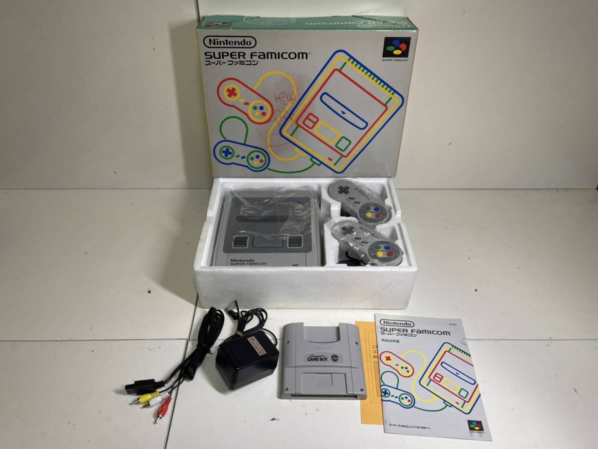  / 完品 / 任天堂 スーパーファミコン 本体 コントローラー アダプタ ケーブル スーパー ゲームボーイ SNES SFC(本体、アクセサリー)｜売買されたオークション情報、yahooの商品情報をアーカイブ 本体、アクセサリー