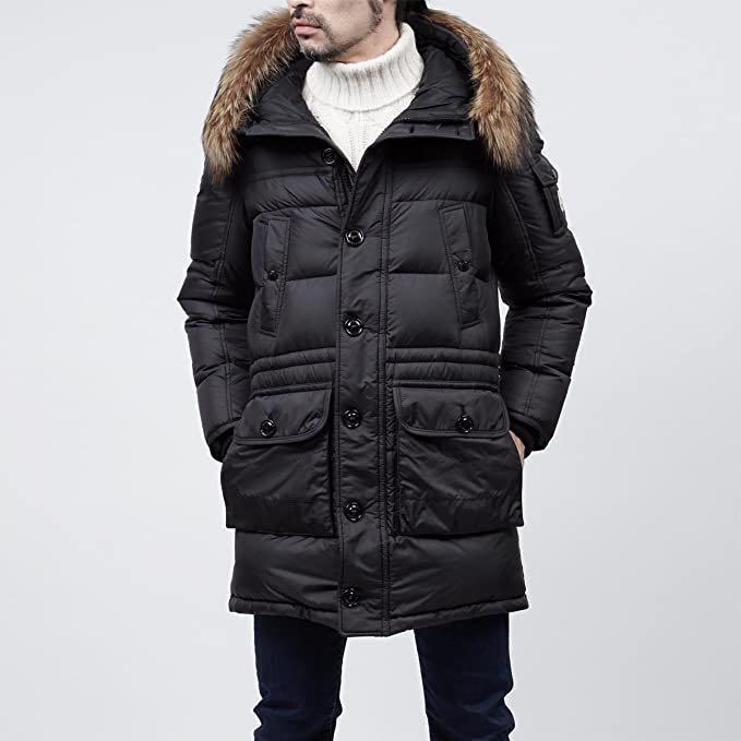 美品☆MONCLER☆AFFTON☆ファー付き☆ロングダウンジャケット☆希少モデル