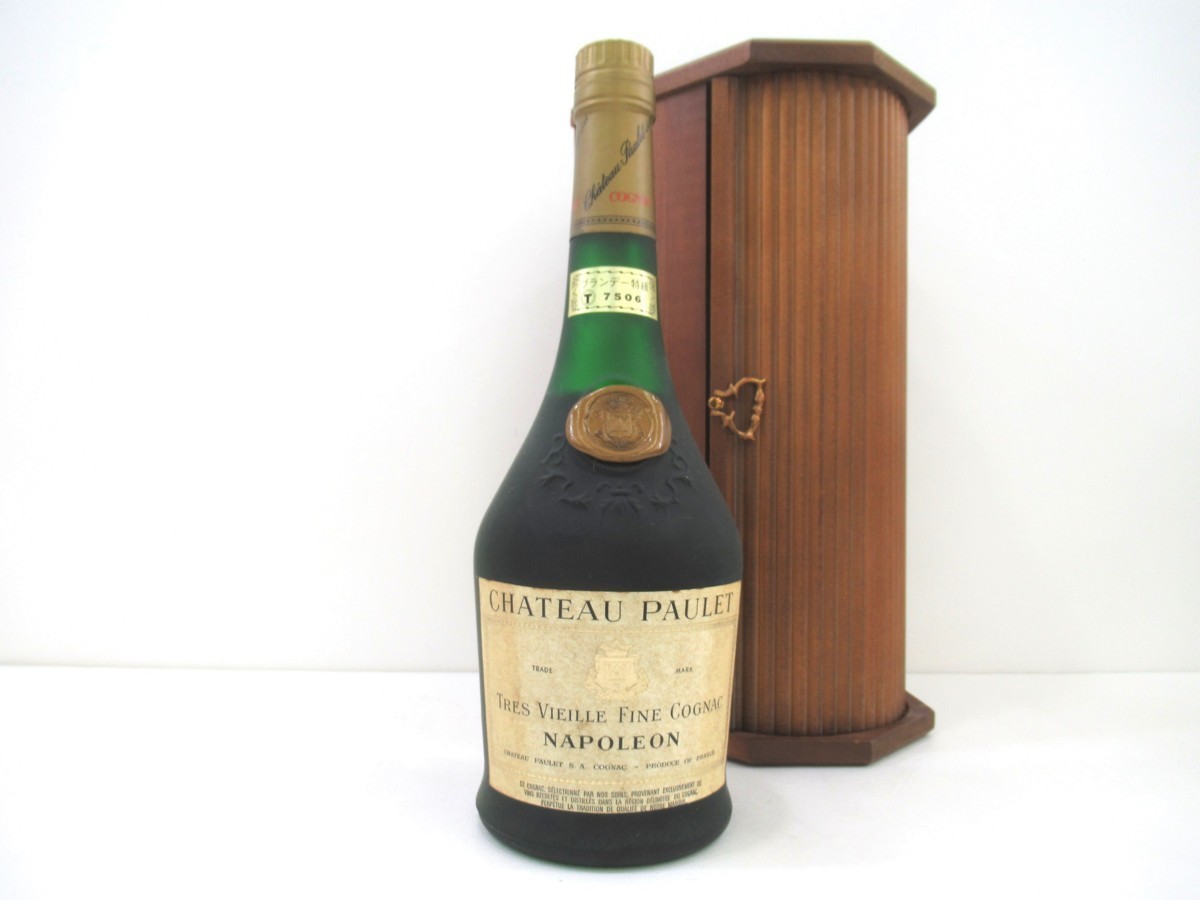 CHATEAU PAULET コニャック クリスタルボトル古酒　未開栓 Yahoo!オークション 未開栓 古酒 CHATEAU PAULET TRES VIEILLE FINE