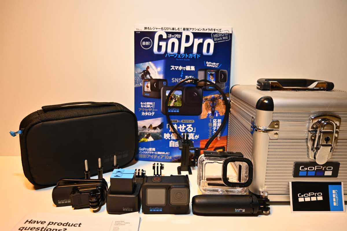 GoProHERO10純正アクセサリー充実セット【中古】10回ほど使用GoPro10 