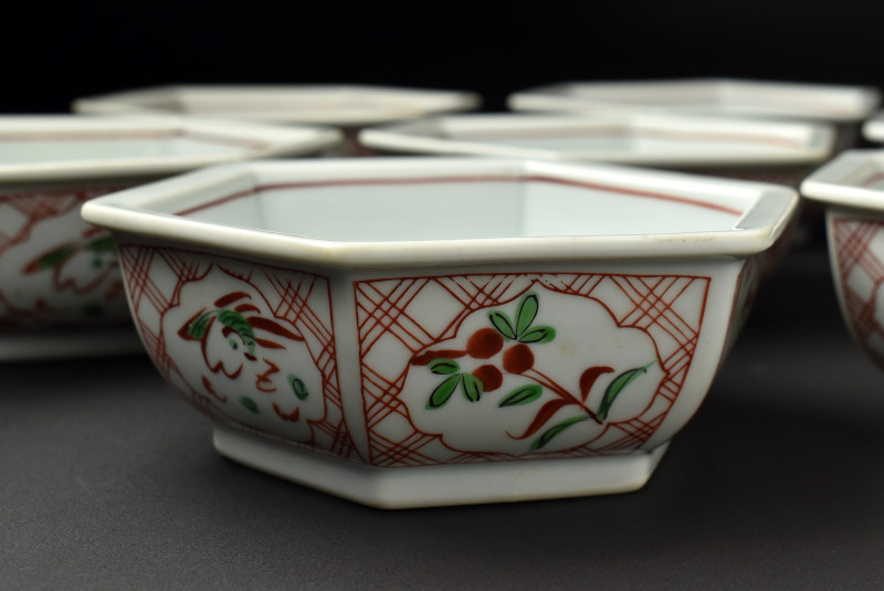 古伊万里 江戸中期 蛸唐草 染付 富貴長春 古美術 冨貴長春 21cm 角長皿
