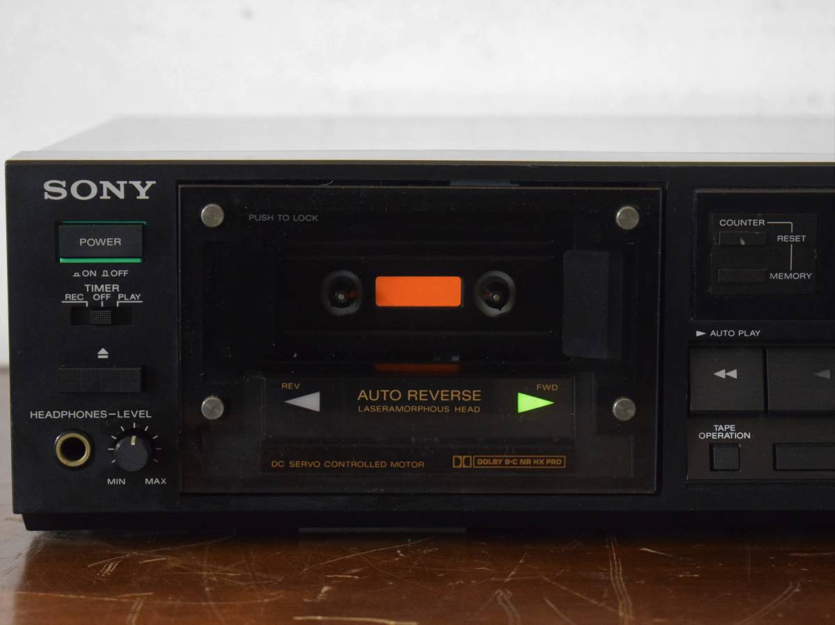 SONY ソニー TC-R502 オートリバース録・再カセットデッキ ベルト交換