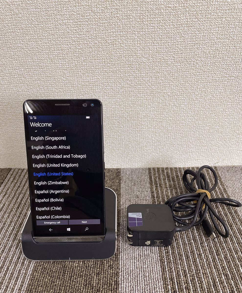 HP Elite x3 (Single SIM)Graphite Windows 10 SIMフリー スマホ 本体