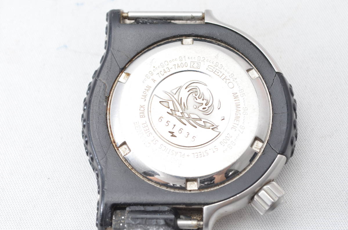 M☆SEIKO セイコー PROFESSIONAL プロフェッショナル 7C43-7A00 200M 