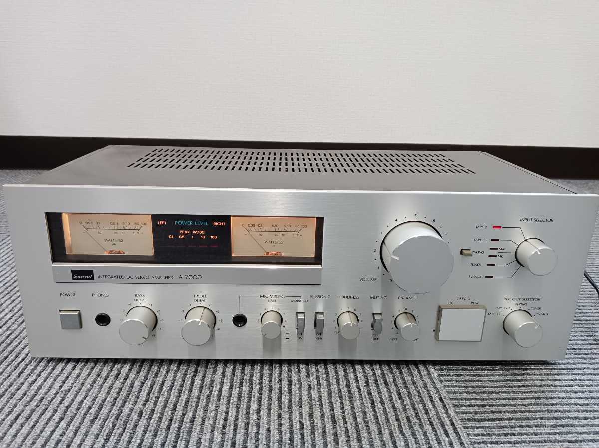 サンスイ - A-7000 SANSUI Yahoo!オークション プリメインアンプ a