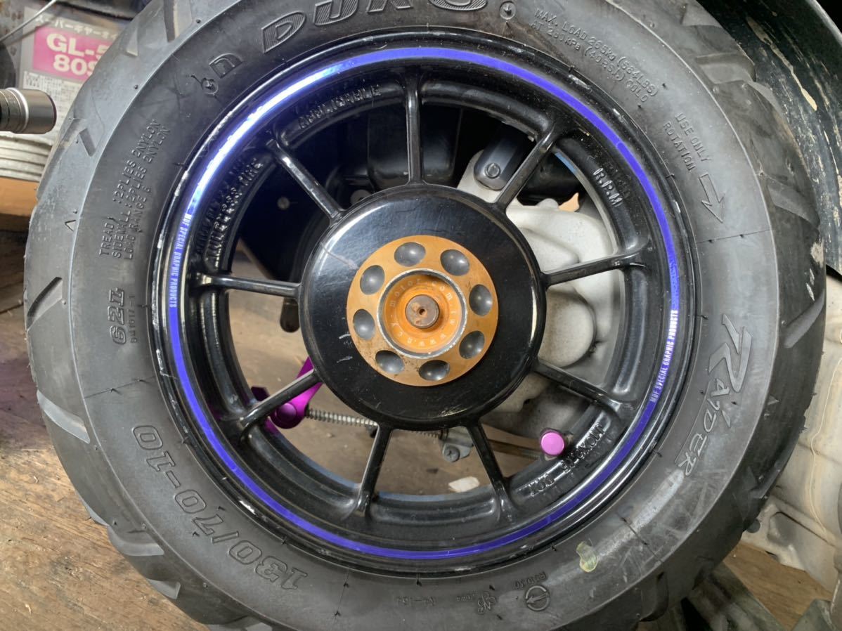 7635km アドレスV125G リアホイール カラー 検cf4ea cf46a v125s cf4ma