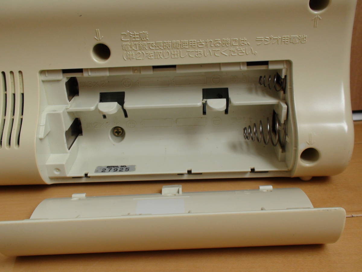 □SONY□目覚ましクロックラジオ□EZ-11 FM・AM2バンド□動作確認済み