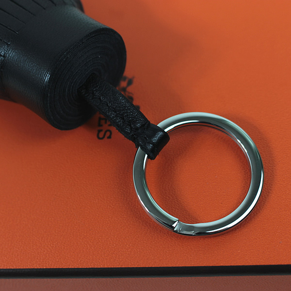 エルメス HERMES キーリング/キーホルダー カルメン ブラック エルメス