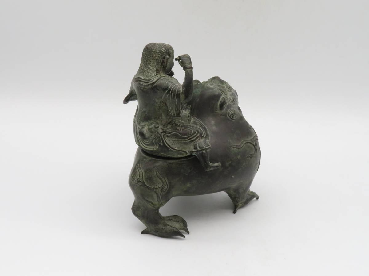 香炉 | 金属工芸 茶道具 高岡銅器 唐銅 古玩 K322 大明宣徳年 大明