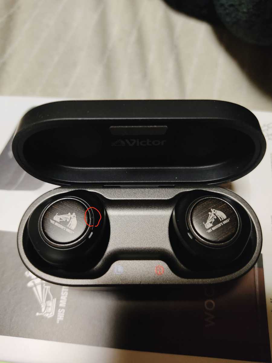中古品 Victor WOOD HA-FW1000T ワイヤレスイヤホン 動作OK Victor HA