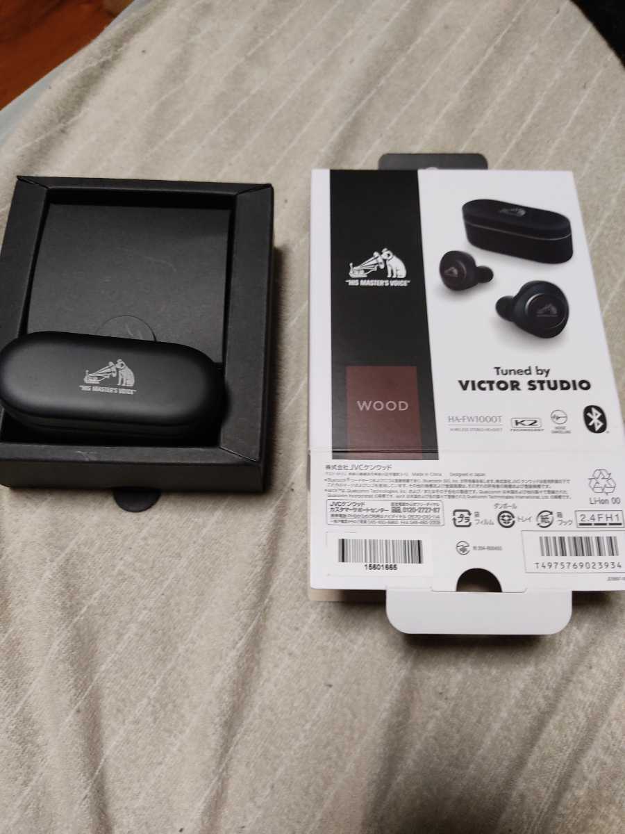 Victor ワイヤレスイヤホン 中古 中古品 Victor WOOD HA-FW1000T ワイヤレスイヤホン 動作OK Victor HA