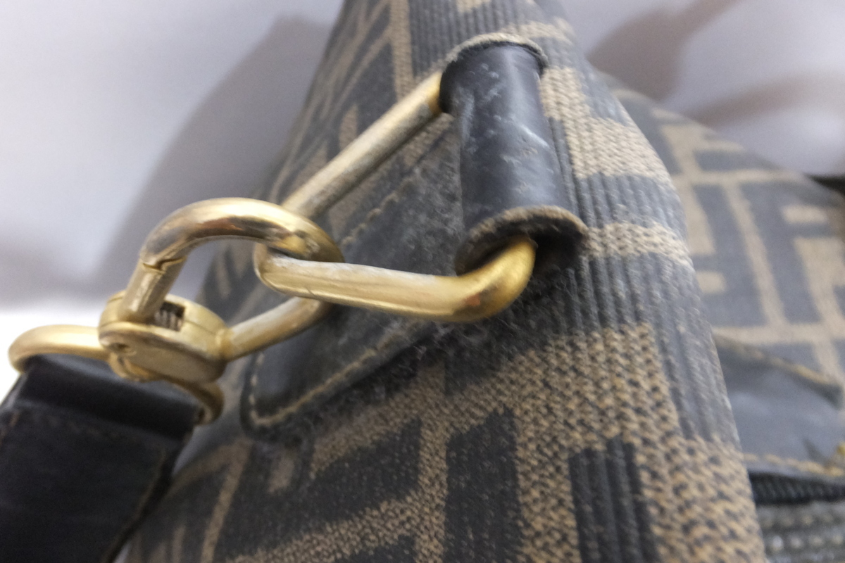 ま*る様 FENDI ペカン 2way ボストンバッグ⁄ハンドバッグ FENDI
