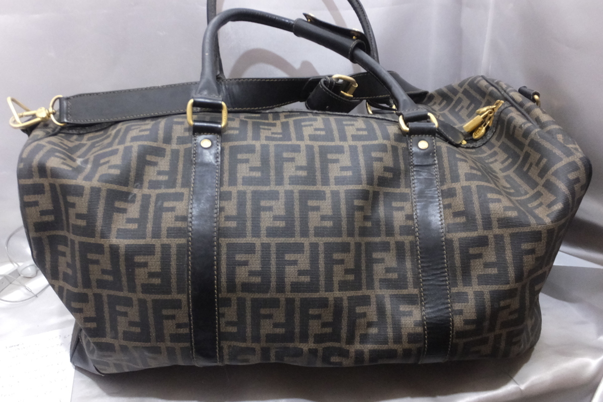 ま*る様 FENDI ペカン 2way ボストンバッグ⁄ハンドバッグ FENDI