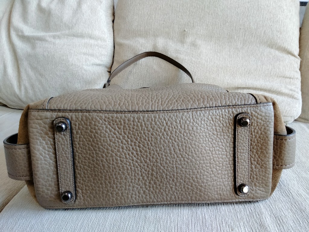 未使用品【COACH NEWYORK コーチ】型番57647 センスが光るカラー 御洒落なトープ/グレイッシュブラウン バッファローレザー×スエード コーチ COACH 0 ワンショルダーバッグ ミックスドレザー コーチ(COACH)|2WAYショルダーバッグ|ハードオフ公式通販オフ