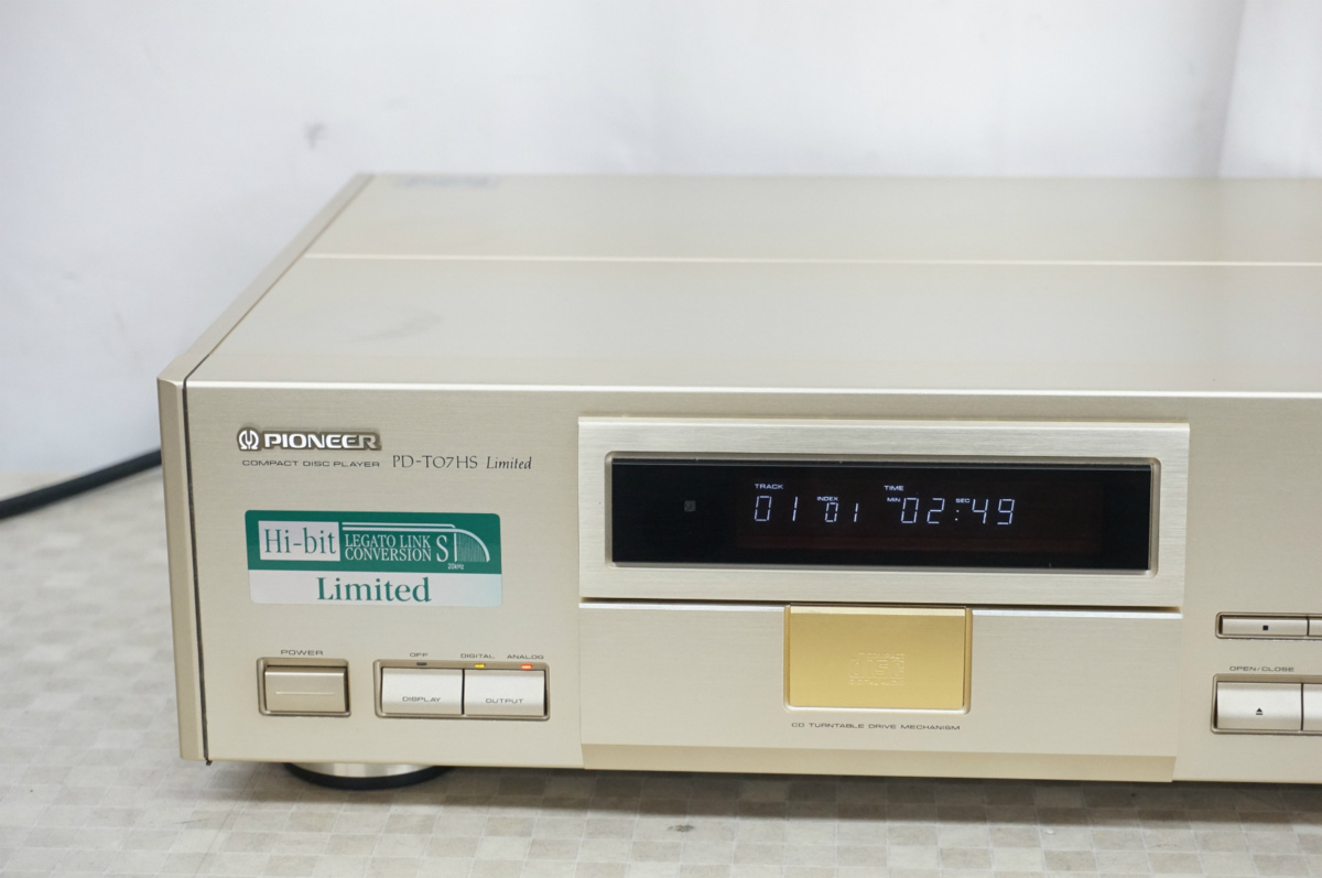 【極美品】パイオニア CDプレーヤー PD-T07HS Limited PD-T07HS Limited パイオニア - CDプレーヤー PIONEER Pioneer LTD