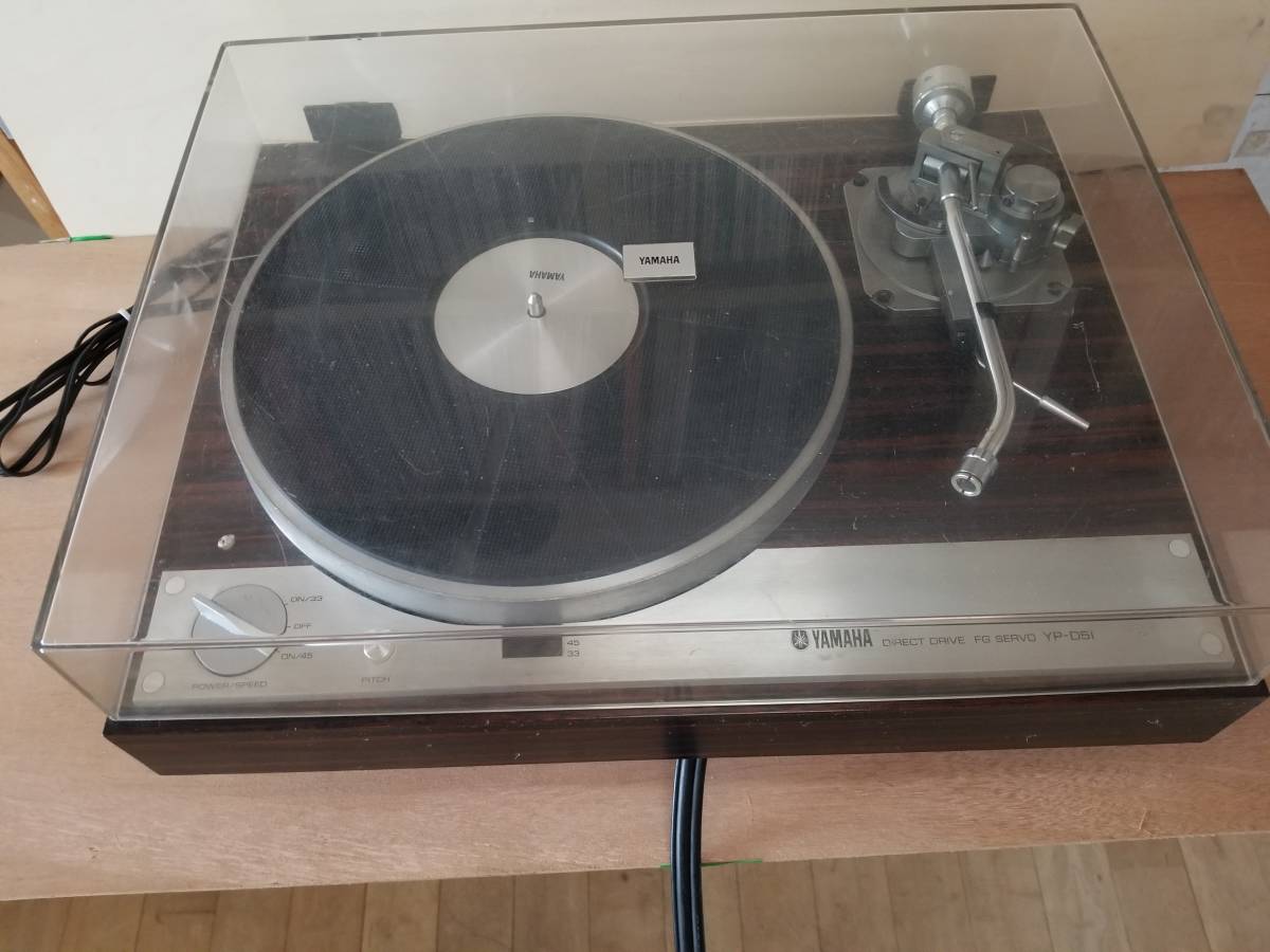 本物保証，品質保証 ヤマハ YAMAHA YP-D51 ダイレクトドライブターンテーブル VTA調整OK 33回転 45回転OK ジャンク品(ヤマハ)｜売買されたオークション情報、yahooの商品情報をアーカイブ公開 - オークファン ヤマハ