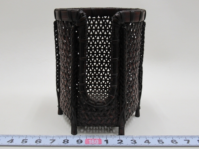 煎茶道具 碗筒 巧芳斎 煤竹 茶器 美品 竹工芸 : 寂煎茶道具園生作欅製