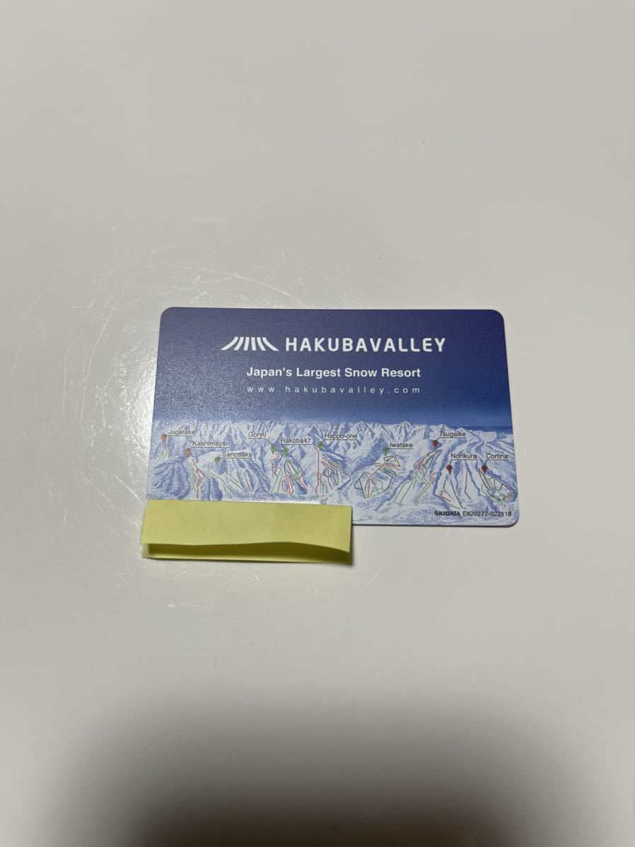 施設利用券 白馬五竜＆Hakuba47 1日招待リフト券 2枚