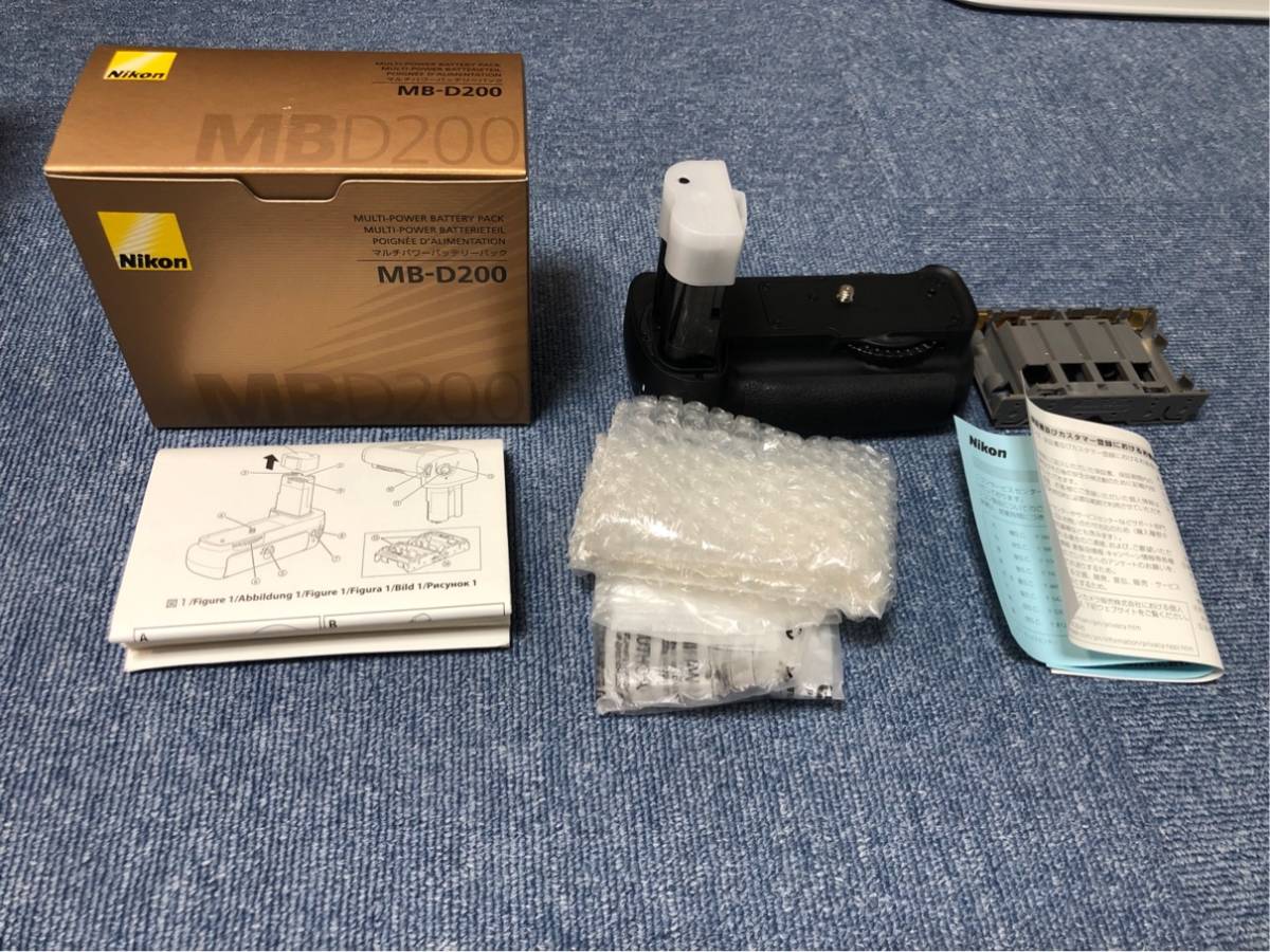 品質保証，豊富な ニコン NIKON D200 MB-D200付シャッター回数455回 中古 極上美品