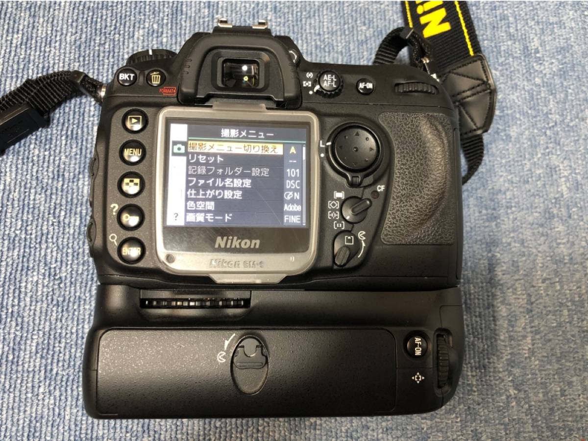 品質保証，豊富な ニコン NIKON D200 MB-D200付シャッター回数455回 中古 極上美品