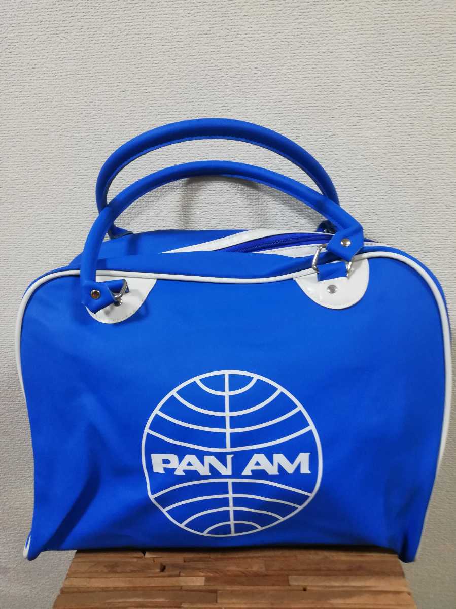 今はないパンナム Pan Am パンアメリカン ボストンバッグ - AM PAN