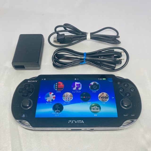 定番人気，安い 1円 液晶 SONY PS Vita PCH-1000 ZA01 Wi-Fiモデル クリスタルブラック Play station VITA FW3.73 Clystal Black(PS Vita本体)｜売買されたオークション情報、yahooの商品情報をアーカイブ公開 - オークファン PS Vita本体