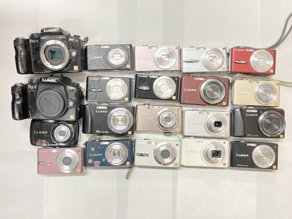 ジャンク品 大量まとめ デジタルカメラ20台とフィルムカメラ2台