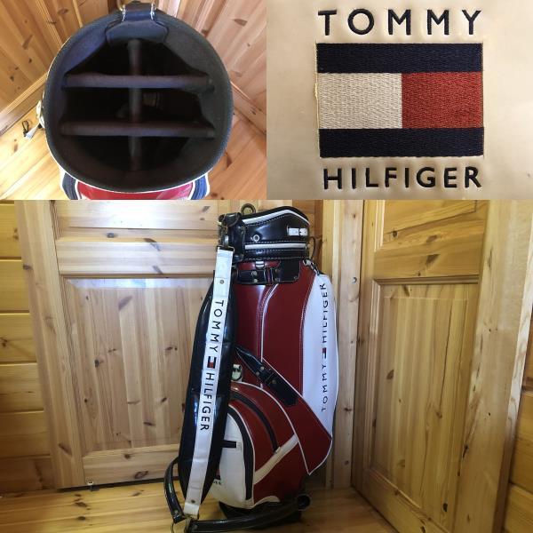 希少!! ☆ TOMMY HILFIGER GOLF CADDIE BAG ☆ 中古品 トミー 
