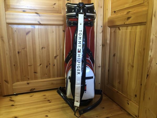 希少!! ☆ TOMMY HILFIGER GOLF CADDIE BAG ☆ 中古品 トミー 