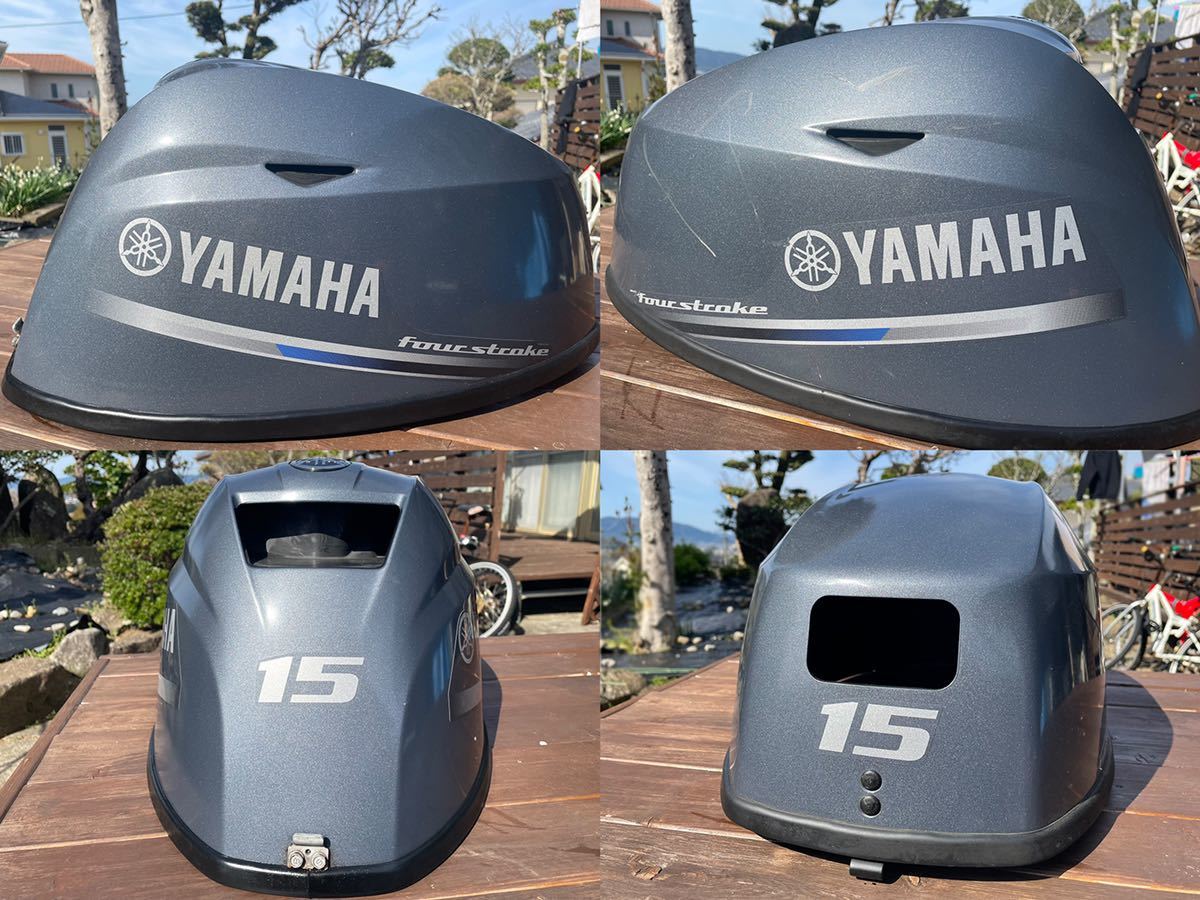 YAMAHA船外機15馬力4スト インジェクション F15CWH 6AGK L脚 ヤマハ 