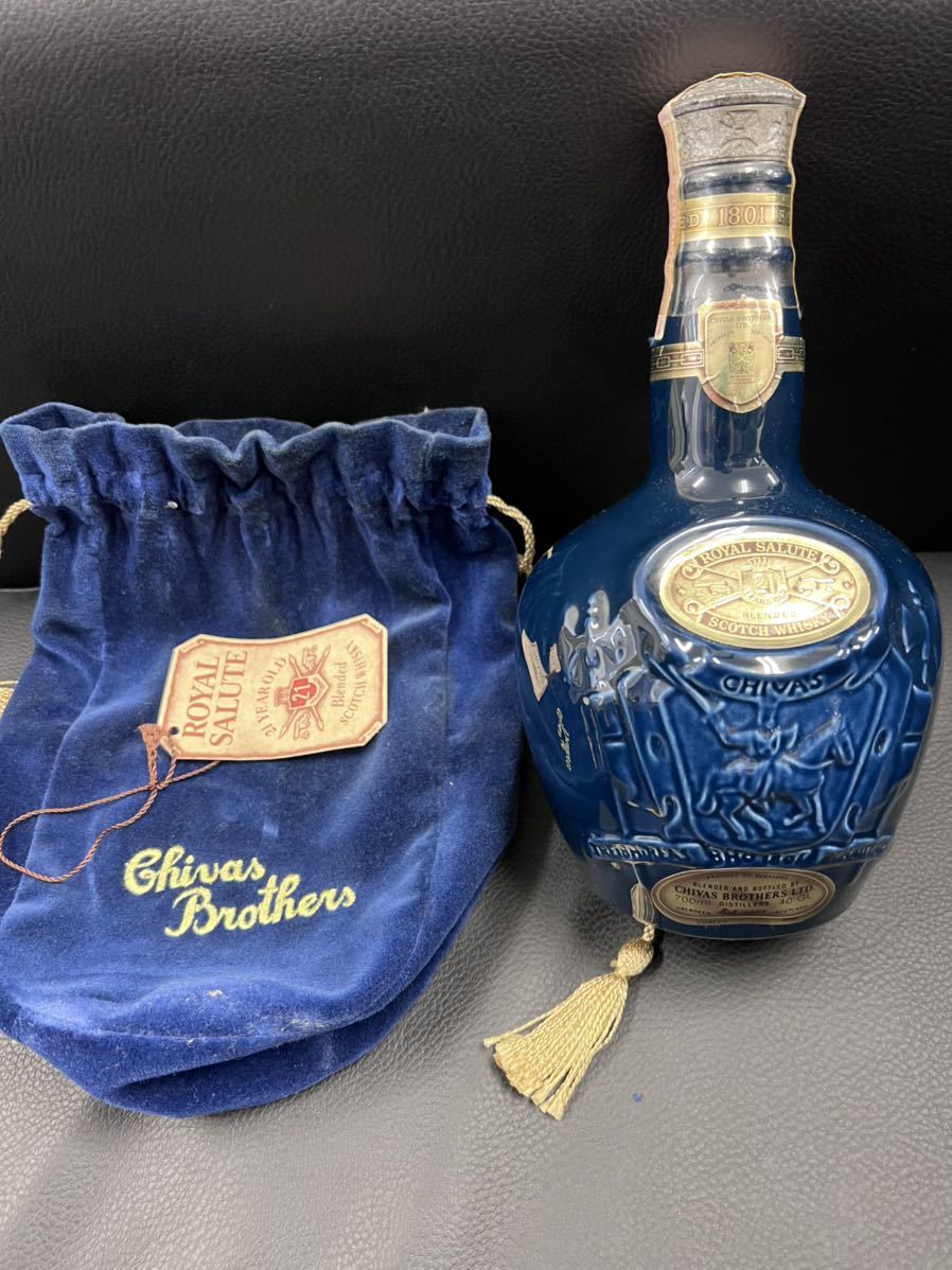 ROYAL SALUTE ロイヤルサルート スコッチウイスキー 21年 700ml 40% 青