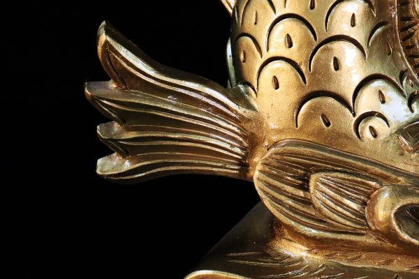 瓦 鯱ほこ しゃちほこ瓦 焼き物 飾鯱置物オブジェインテリアシャチホコ