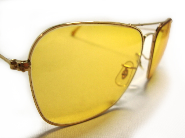 Vintage B&L RayBan CARAVANアンバーマチックAmbermaticゴールド  