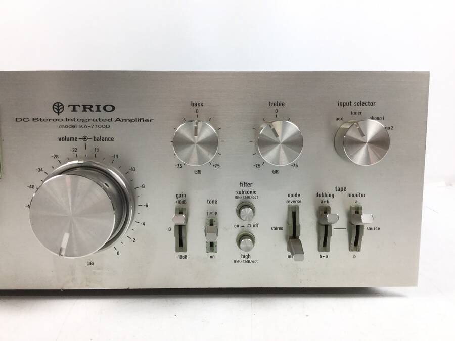 TRIO KA-7700D プリメインアンプ 90W+90W/8◇現状品 TRIO KA-7700D