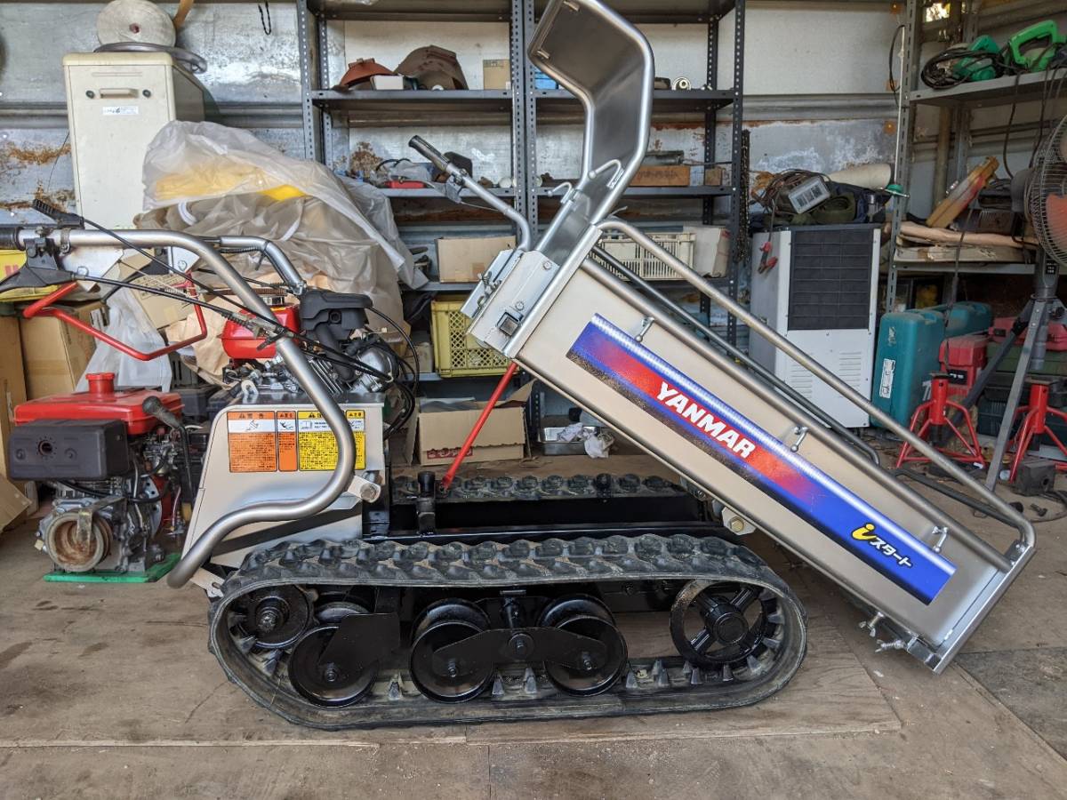 1円☆ヤンマー 運搬車☆MCG900i 手動ダンプ☆クローラー 積載250kg☆動作